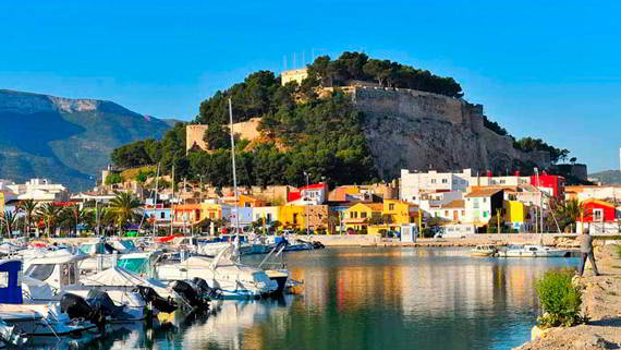 Castillo de Denia, traslado en taxi desde Valencia a Denia