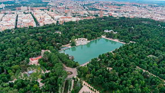 Taxi de Valencia a Madrid. Parque del Retiro