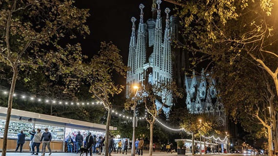 Taxi de Valencia a Barcelona. Sagrada Familia.